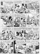 BARBE ROUGE : Planche originale 19 Tome 30 Barbe Rouge L'or et la gloire